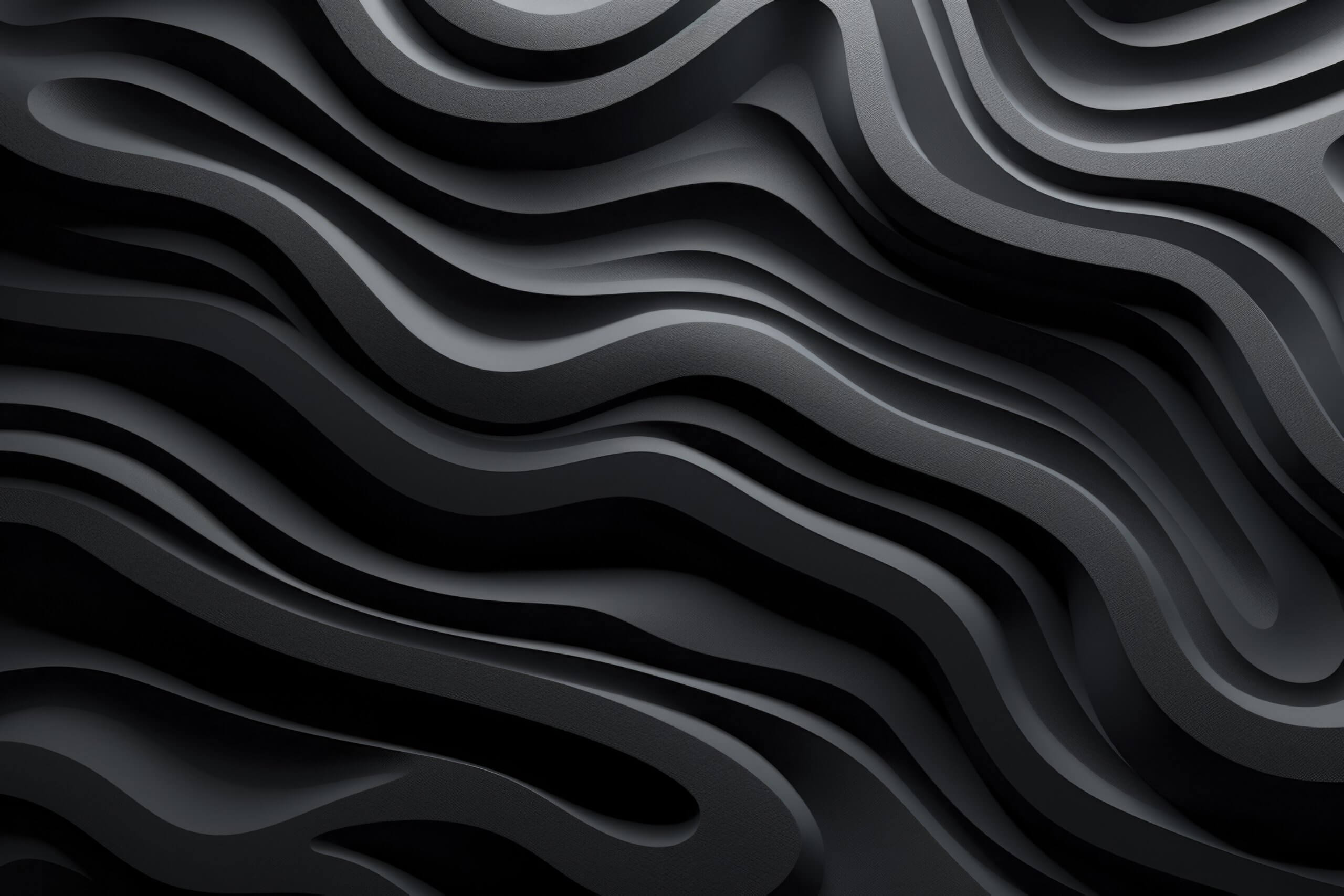 3d-rendering-abstract-black-white-waves